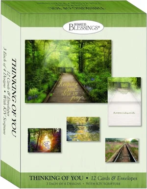 Peaceful Paths Thinking of You - Boxed Greeting Cards