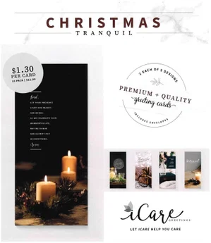 ICare- Christmas Tranquil Card Package