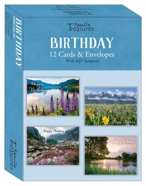 Boxed Birthday Cards - Mountain Joy
