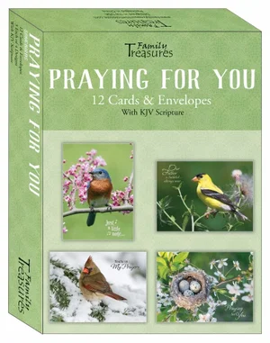 Boxed Praying for You Cards - Songbirds