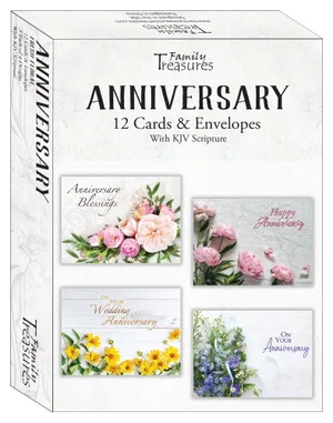 Boxed Anniversary Cards - Fresh Floral