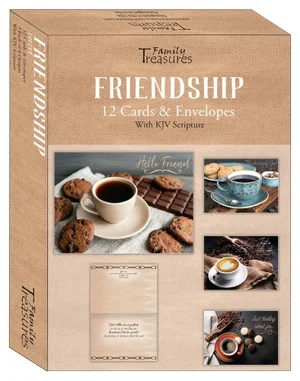 Boxed Friendship Cards - Coffee