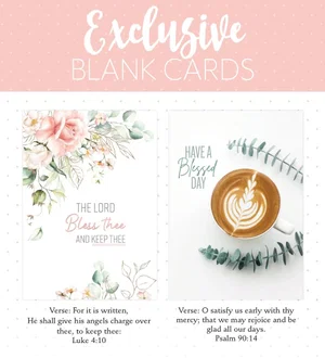 Exclusive Blank Boxed Cards