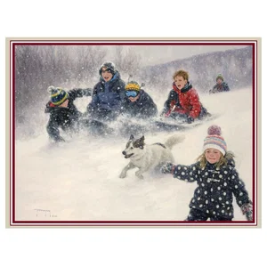 Boxed Christmas Cards - Powder Day