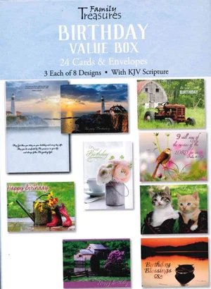 Boxed Birthday Value Box 24 cards