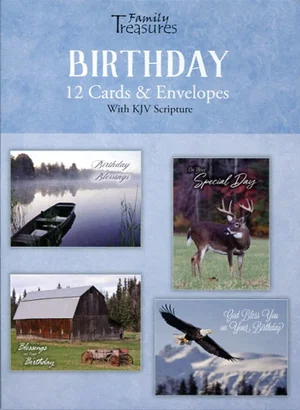 Back to Nature Birthday - Boxed Greeting Cards
