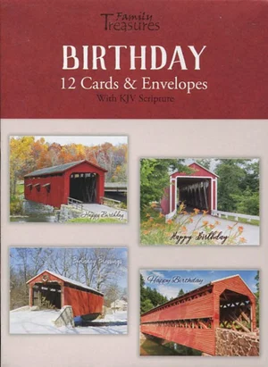Covered Bridges Boxed Birthday Cards