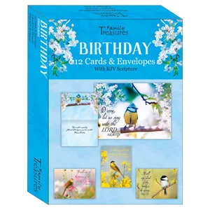 Boxed Cards Birthday Songbirds