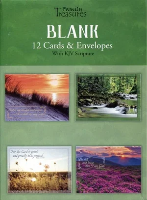 Boxed Blank Scenery Cards