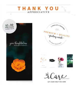 ICare- Appreciative Thank You Card Package