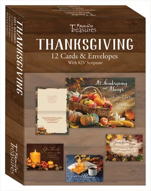 Cards Boxed Thanksgiving God's Blessings