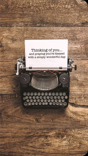 Typed Message Premium Note Cards 3 pk.