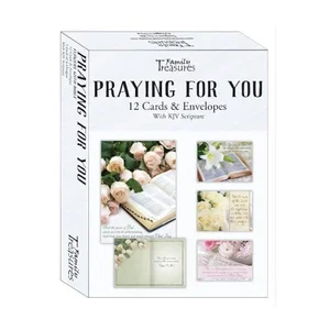 Flowers With Bible Praying For You Boxed Cards