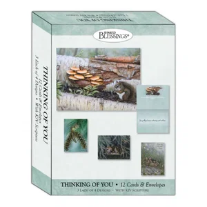 Woodlands - Boxed Thinking of You Cards, Box of 12