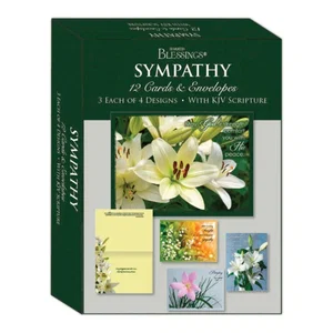 Sympathy - Lilies - Assorted Sympathy Cards