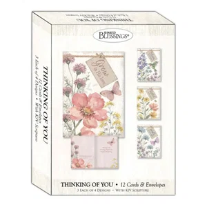 Peaceful Garden - Boxed Thinking of You Cards, Box of 12