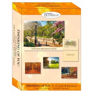 Thinking of You - Pathways - Assorted Cards- Box of 12