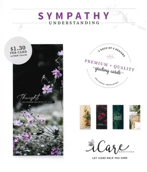 ICare- Understanding Sympathy Card Package