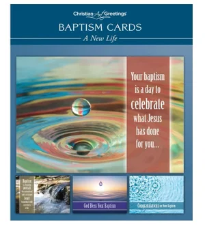 Boxed Baptism Cards - A New Life