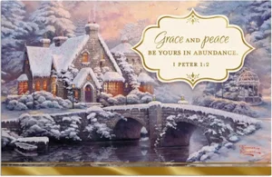 Cards Christmas Thomas Kinkade 18/box