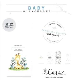 ICare- Miraculous Baby Card Package