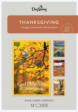 Boxed Cards Thanksgiving Blessings