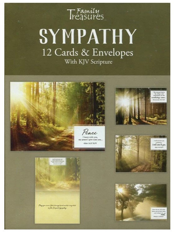 Sympathy Boxed Cards- Sunrays KJV