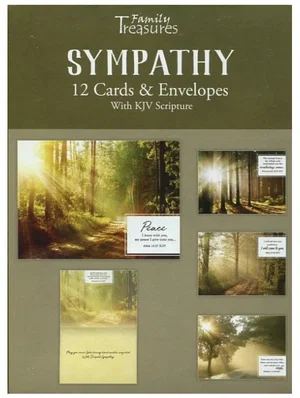 Sympathy Boxed Cards- Sunrays KJV