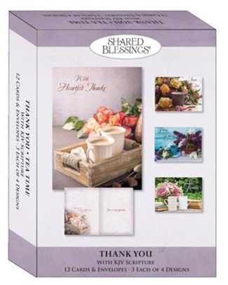 Thank You Boxed Cards - Tea Time