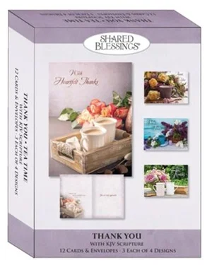 Thank You Boxed Cards - Tea Time