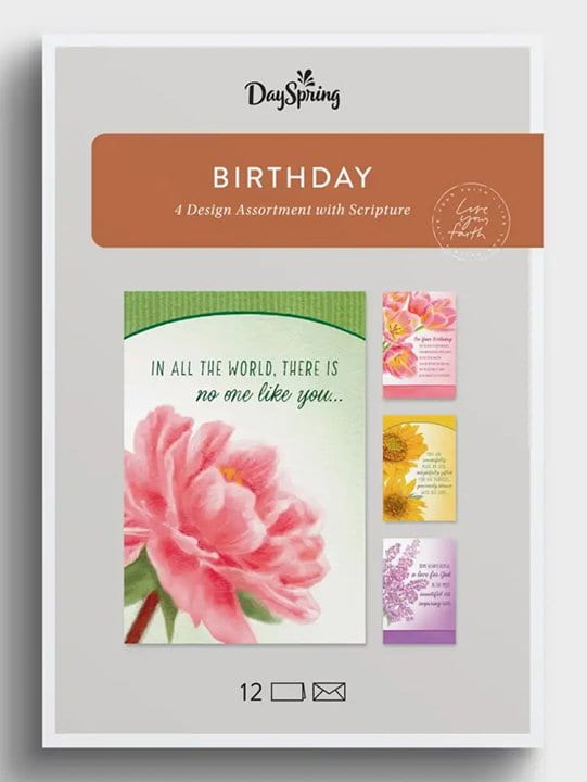 Boxed Birthday Cards Floral