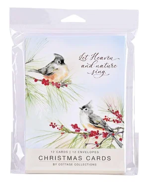 Card Set Christmas Let Heaven And Nature
