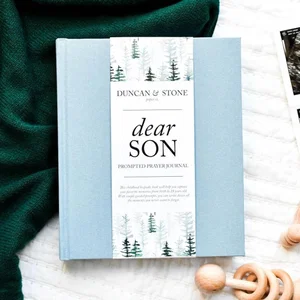 Dear Son: A Childhood Prayer Journal and Keepsake Book - Blue