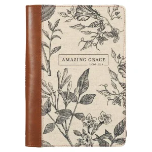 Amazing Grace Journal with Zipper Closure