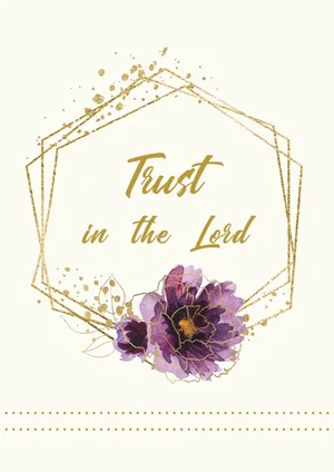 Trust in the Lord Writing Tablet