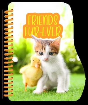 Friends Fur-Ever Shaped Notebook