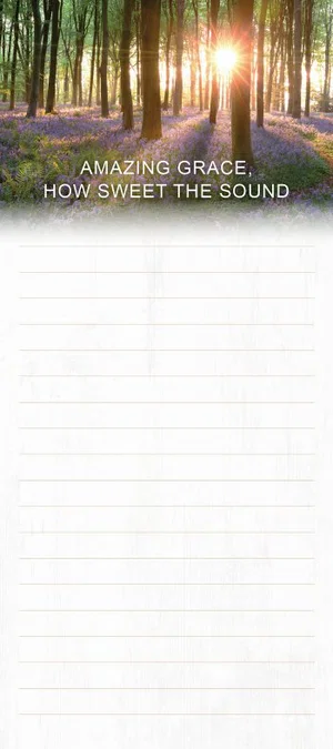 Amazing Grace Magnetic Notepad