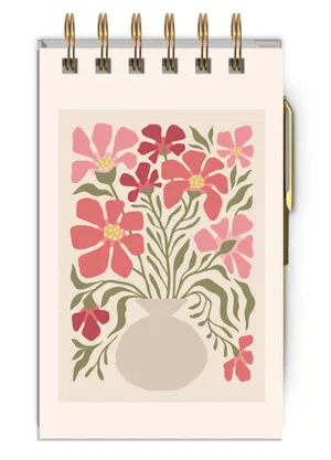 Notepad Spiral/Pen Camellia 7