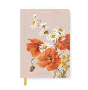 Journal Sm Floral Poppy