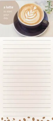 Latte Magnetic Notepad