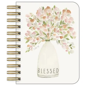 Blessed Floral Faith Little Spiral Book