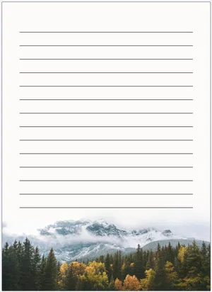 Notepad: Mountains 4x6" - 50 sheets - ETA Sept 2026