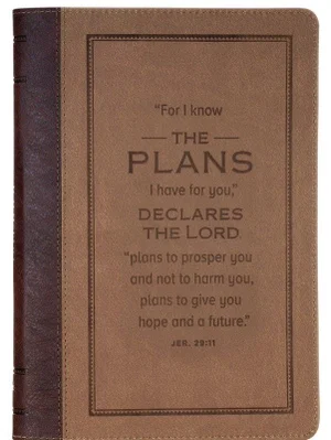 Journal Classic Zip Brown I Know the Plans 29:11