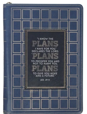 Journal Classic Zip Blue Grad Plans Jer. 29:11