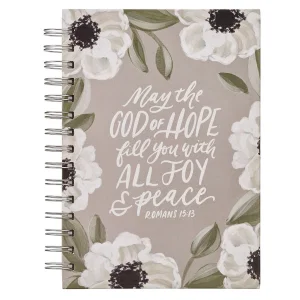 Journal Spiral-bound May the God of All Hope Fill You With Joy Rom. 15:13