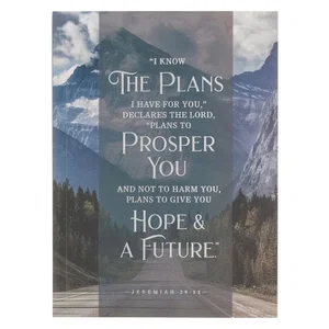 Notebook Bound Blue I Know the Plans I Have For You Jer. 29:11
