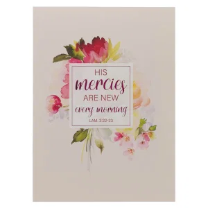 Notebook Bound Pink His Mercies Are New Every Morning Lam. 3:22-23