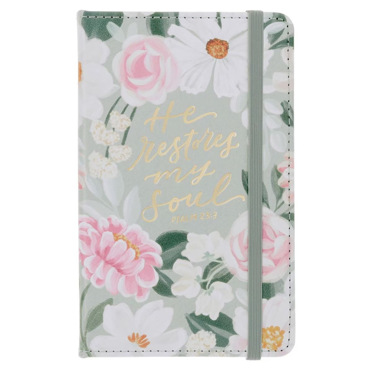 Small Notebook with Elastic Closure Ps. 23:3