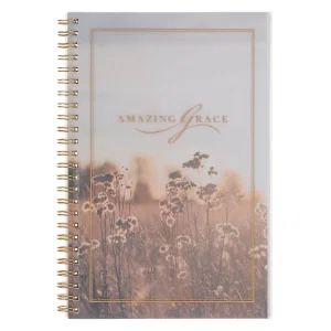 Notebook Spiral PVC Cover Amazing Grace Is. 53:5