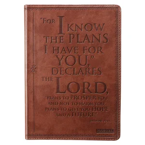 Journal Classic Brown I Know the Plans Jer. 29:11
